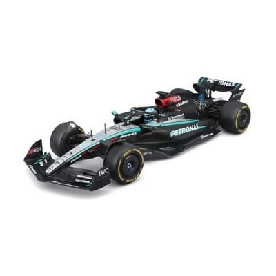 Bburago RACE F1 v dekorativním boxu Mercedes-AMG Petronas W15 2024) č. 63 George Russell 1:24
