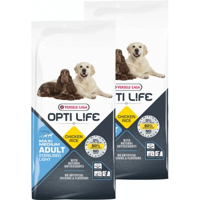 Versele-Laga Opti Life Adult Light Medium & Maxi 2 x 12,5 kg