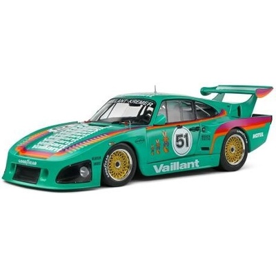 PORSCHE 935 K3 GREEN #51 VAILLANT 1977 SOLIDO S1807205 1:18