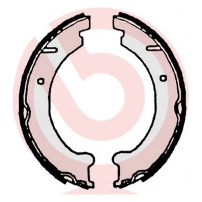 BREMBO Sada brzd. čeľustí parkov. brzdy S86509