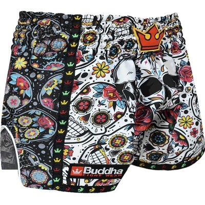 Muay Thai šortky Buddha Santa Muerte