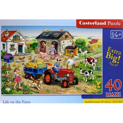 Castorland Život na farmě 40 dílků