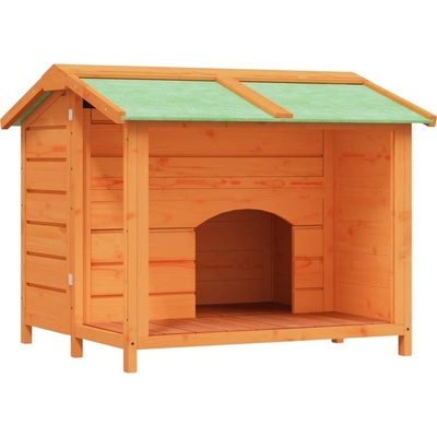 vidaXL Psí bouda hnědá 96 x 87 x 80,5 cm borovicový masiv
