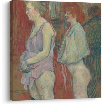 Obraz - Henri de Toulouse-Lautrec, Rue des Moulins, reprodukcia, jednodielne 30x30 cm