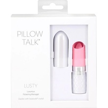Pillow Talk Lusty Luxurious Flickering Massager Pink