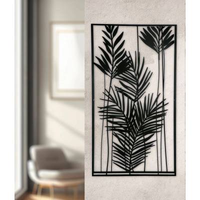 Gilde Kovový nástěnný dekor List Rankenwoge, 88 cm