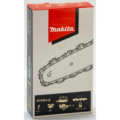 Makita pilový řetěz 30cm 1,1mm .043" 3/8" LP 46čl 191H01-8