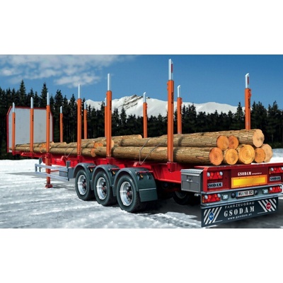 Italeri Model Kit návěs 3868 TIMBER TRAILER 1:24