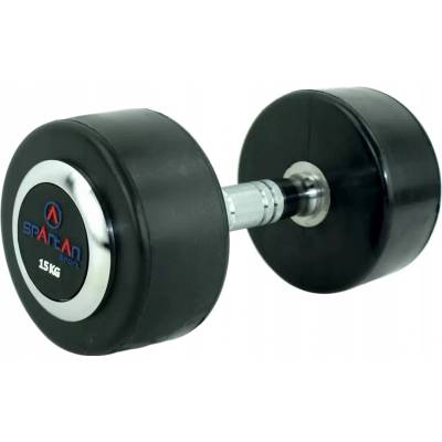 Spartan Sport Potiahnutá pogumovaná jednoručná činka 1 x 15 kg