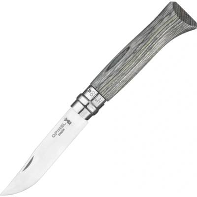 Opinel N°08 8,5 cm, šedá, brezové drevo