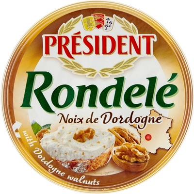 Président Rondelé Čerstvý sýr s vlašskými ořechy 100g