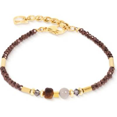 COEUR DE LION náramek GeoCUBE Cube Balance Golden Hazel 3048-30-1116