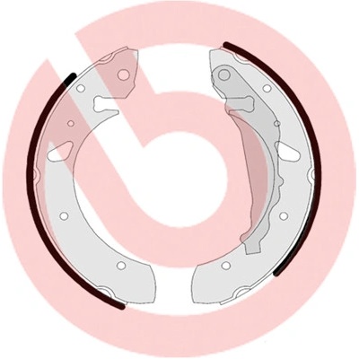 BREMBO Sada brzdových čeľustí S83507