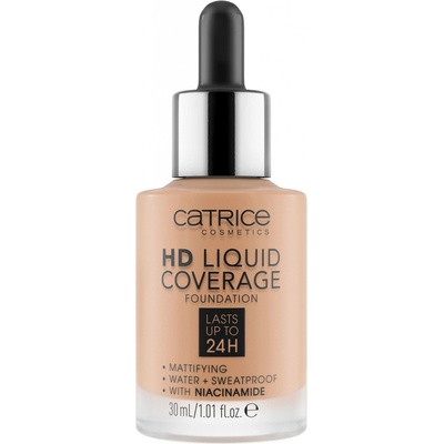 Catrice HD Liquid Coverage Foundation make-up 40 Warm Beige 30 ml