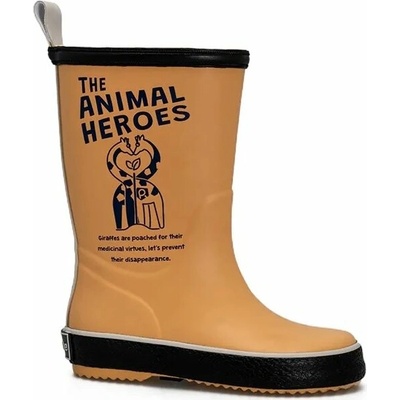 Rouchette dětské holínky Animal Heroes yellow