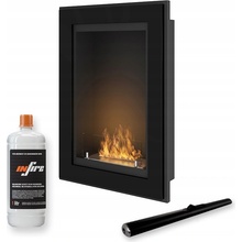Simplefire Závěsný biokrb k zabudování Frame 550 Černý se sklem