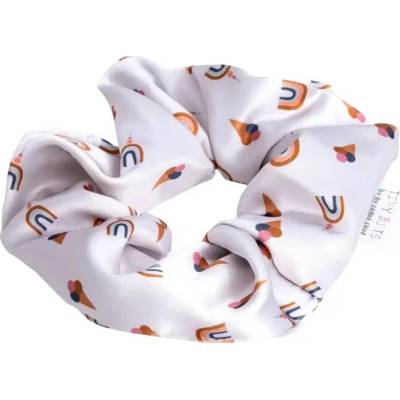 THE COTTON CLOUD Gumička do vlasov cotton cloud scrunchie rainbow