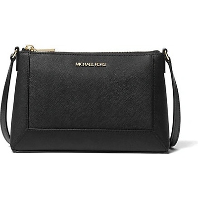 Michael Kors Sallie medium kožená crossbody kabelka černá – Hledejceny.cz