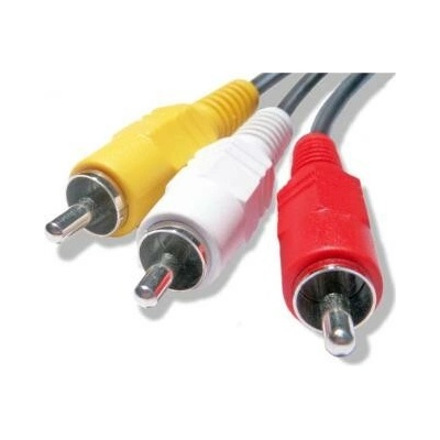 Kabel Cinch 3x M- Cinch 3x M, 2m, čierna KE020A3301