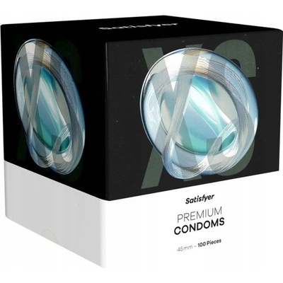 Satisfyer Latexové kondomy zvlhčené 45mm 100 ks XS