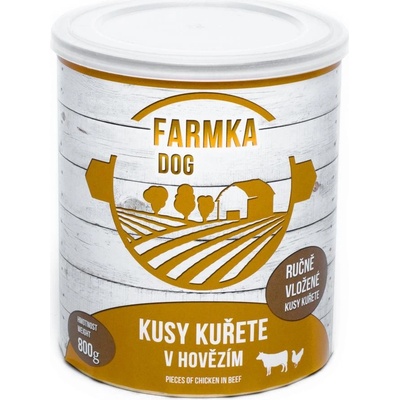Falco Farmka Adult kusy kuřete v hovězím 800 g