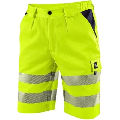 CXS Norwich pánske montérkové šortky HI-VIS žlté-modré