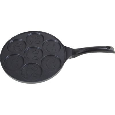 KITCHISIMO Panvica na lievance Nero smajlík 26 cm