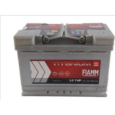 Fiamm Black Titanium 12V 74Ah 640A L3 74