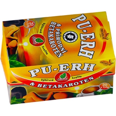 Milota China Pu-erh black a betakaroten 40 g