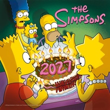 Oficiální nástěnný The Simpsons|Simpsonovi SQ 30,5 x 30,5|61 cm Simpsons 2027