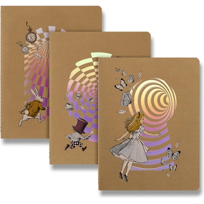 Moleskine Sešity Alice in Wonderland XL linkované