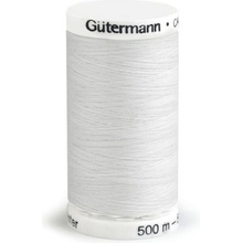 Polyesterové nite Gütermann návin 500 m Farba: 800 White