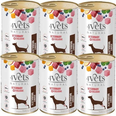 4Vets Natural Veterinary Exclusive Joint mobility 6 x 400 g