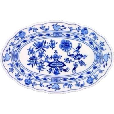 Český porcelán Dubí Mísa oválná 10071 Cibulák 39 cm