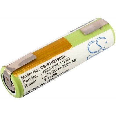 Baterie pro Philips 8895XL, 750mAh, Li-Ion, 3.7V, 036-11290, HQ – Hledejceny.cz