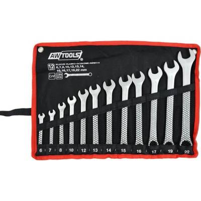 AWTools Sada kombinovaných klíčů 6-22mm 12 ks AW40114