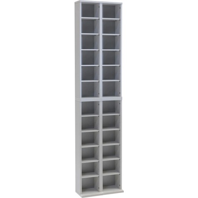 VCM CD a DVD Regál Almera, bílý