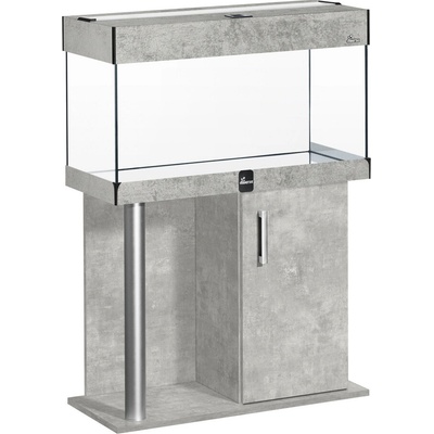 Diversa Comfort LED akvarijní set rovný hliník beton 160 l