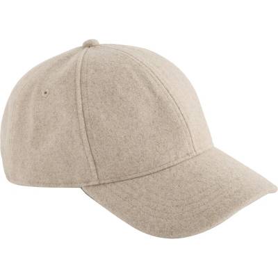 Beechfield kšiltovka Wool Blend B 619 stone