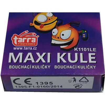 BOUCHACÍ KULIČKY MAXI KULE 4/40/25 25 ks Čína K1101LE