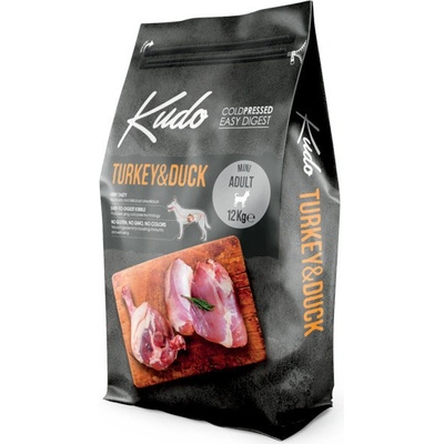 Kudo Dog Junior Medium & Maxi Turkey & Duck 12 kg