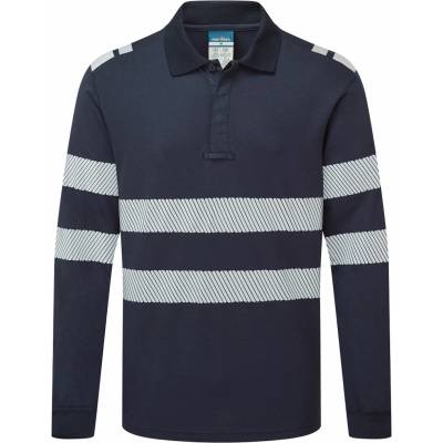 Portwest FR733 PW3 Modaflame Knit FR tričko s dlhým rukávom Námornícka modrá XXL