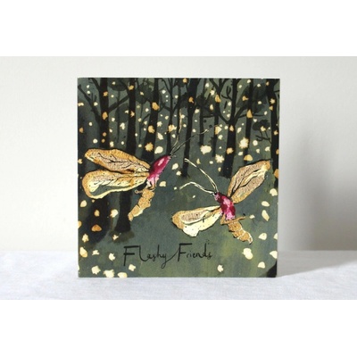 Anna Wright Pohlednice AW Flashy Friends 15 x 15