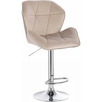 LuxuryForm Design Milano Max Velur na striebornom tanieri / latte