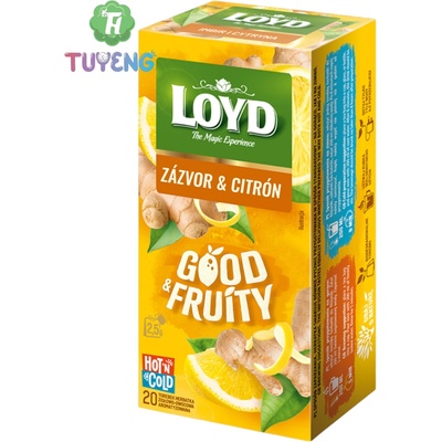 Loyd čaj Good & Fruity Zázvor a citron 20 x 2,5 g