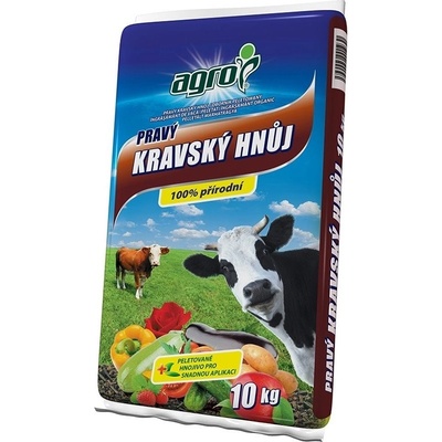 Agro Pravý kravský hnůj 100% přírodní 10 kg