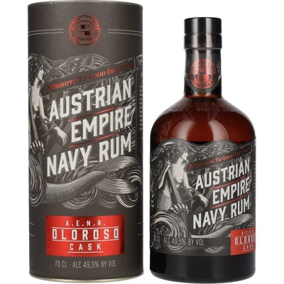 Austrian Empire Navy Reserva Oloroso Double Cask Rum 49,5% 0,7 l (tuba)
