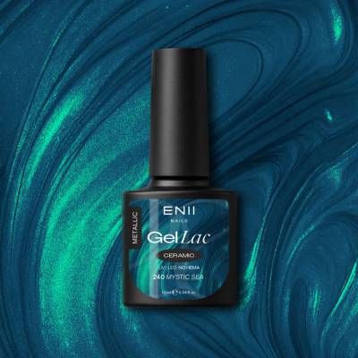 ENII NAILS Gel lak Ceramic 240 Mystic Sea 10 ml