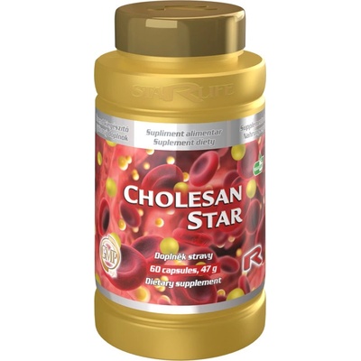 Starlife CHOLESAN STAR pre správnu hladinu cholesterolu v krvi Starlife 60 kapsúl