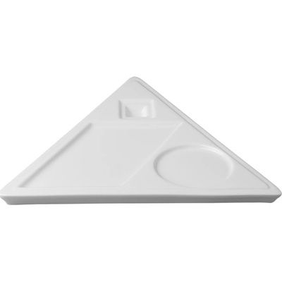 RAK Porcelain Minimax Tanier trojuholníkový 3 priehradky